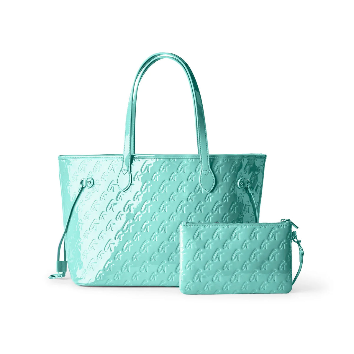 MONOGRAM GLAM TOTE WITH WRISTLET