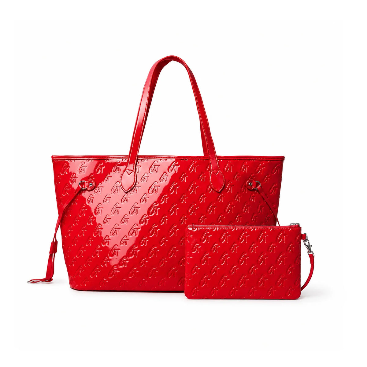 MONOGRAM GLAM TOTE WITH WRISTLET