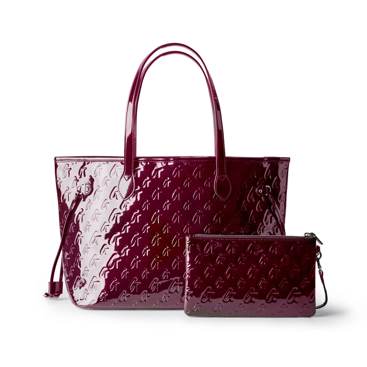 MONOGRAM GLAM TOTE WITH WRISTLET