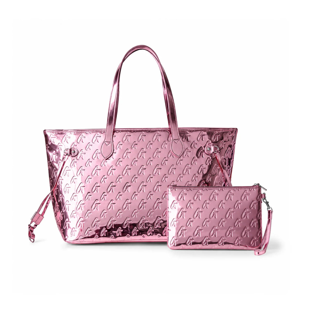MONOGRAM GLAM TOTE WITH WRISTLET