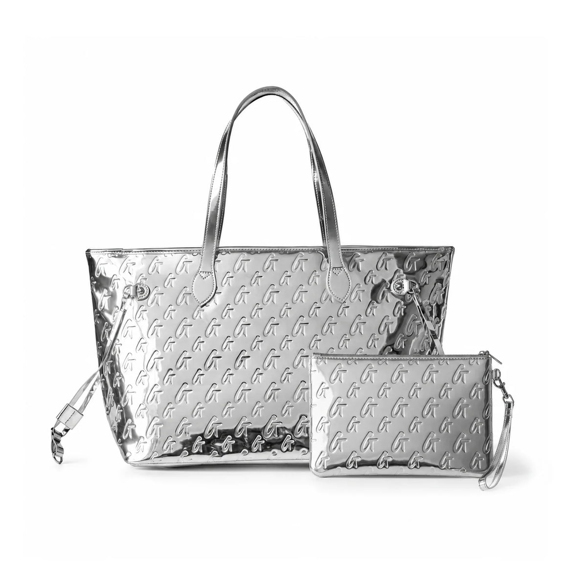 MONOGRAM GLAM TOTE WITH WRISTLET