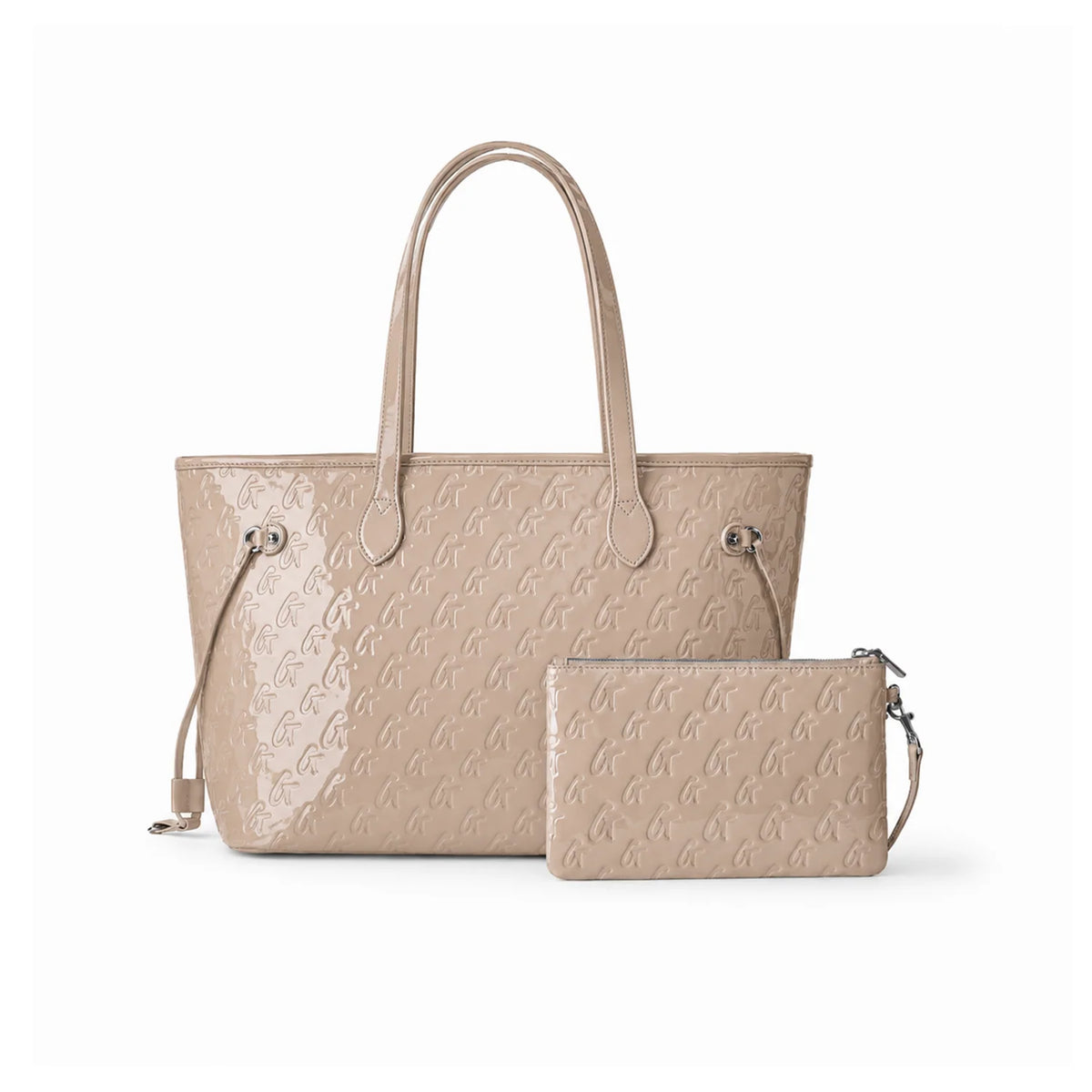 MONOGRAM GLAM TOTE WITH WRISTLET
