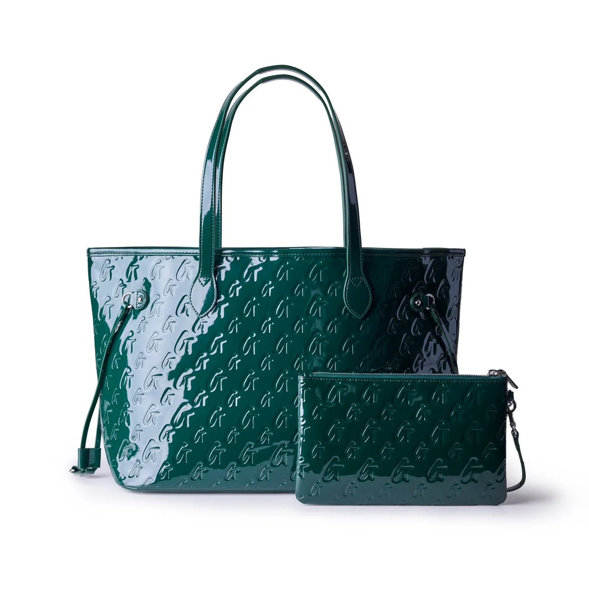 MONOGRAM GLAM TOTE WITH WRISTLET