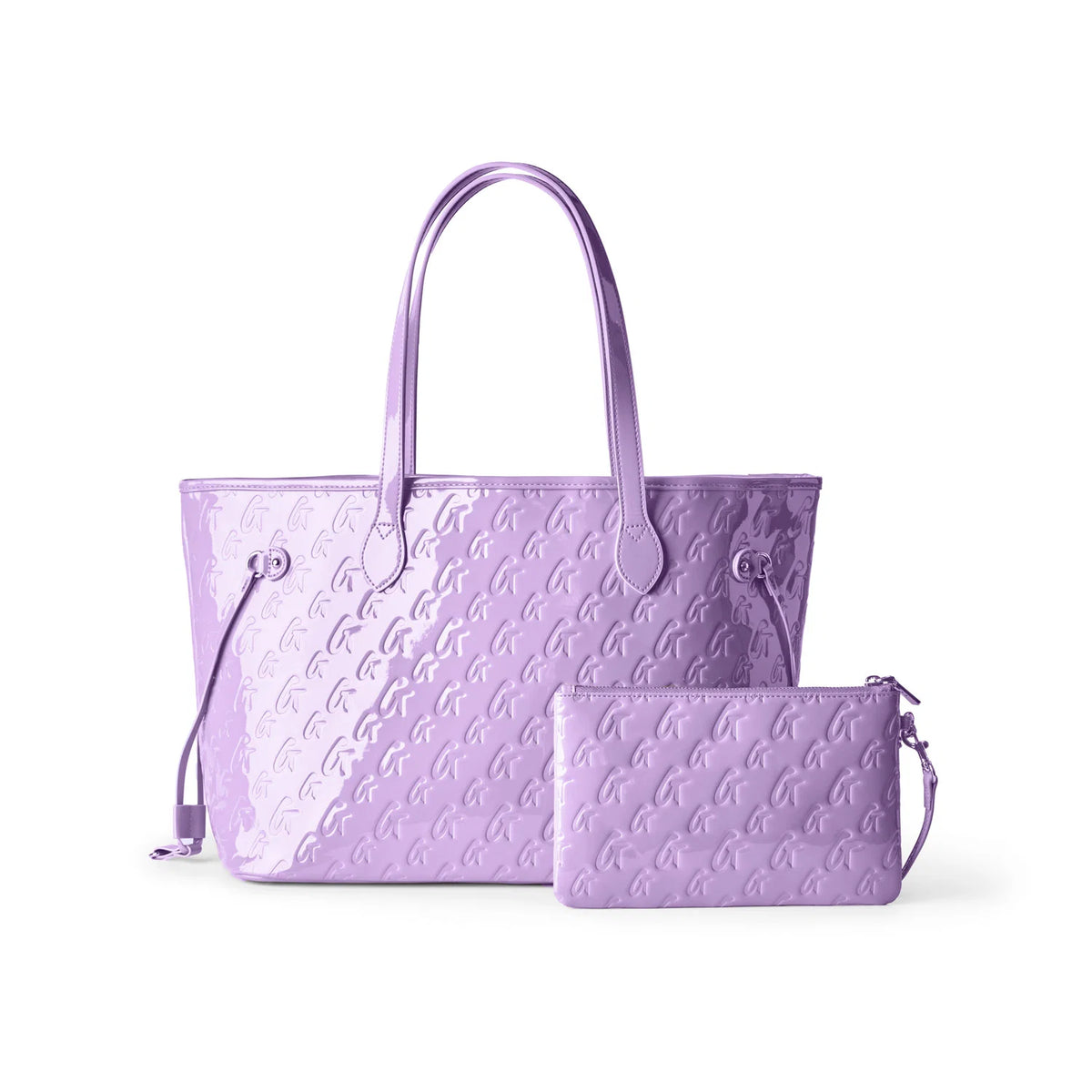 MONOGRAM GLAM TOTE WITH WRISTLET