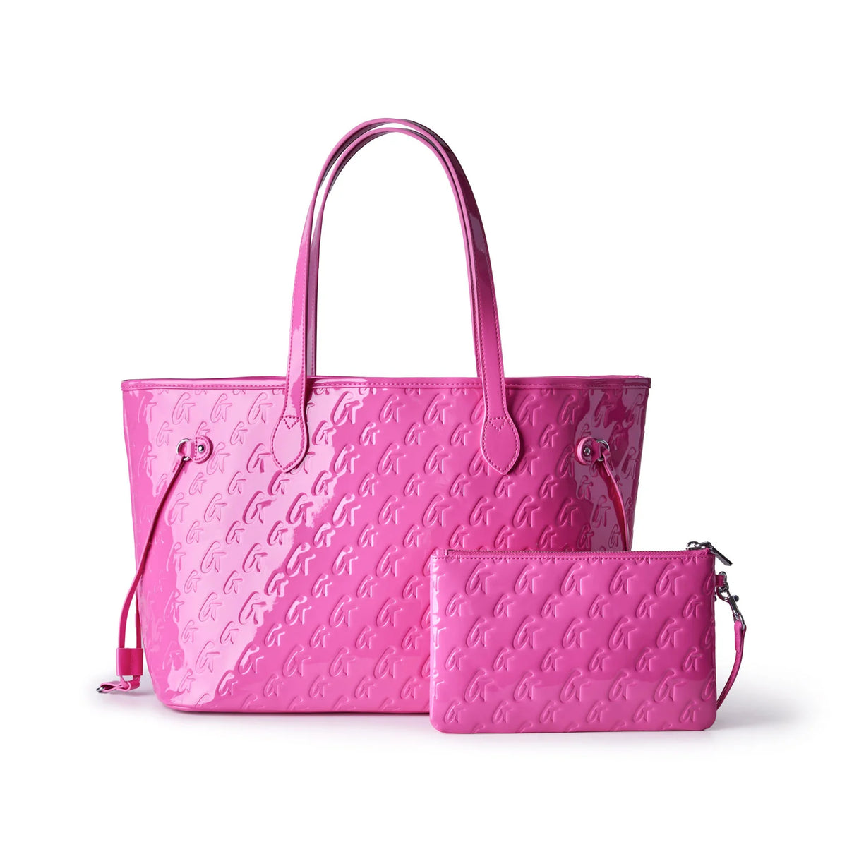 MONOGRAM GLAM TOTE WITH WRISTLET