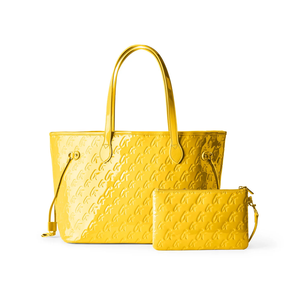 MONOGRAM GLAM TOTE WITH WRISTLET